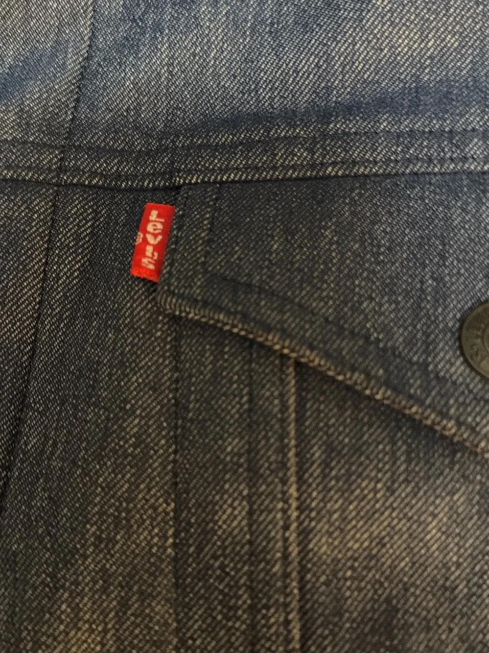 Levi's Lightweight Blue Denim Shirt Jacket with Zip Placket